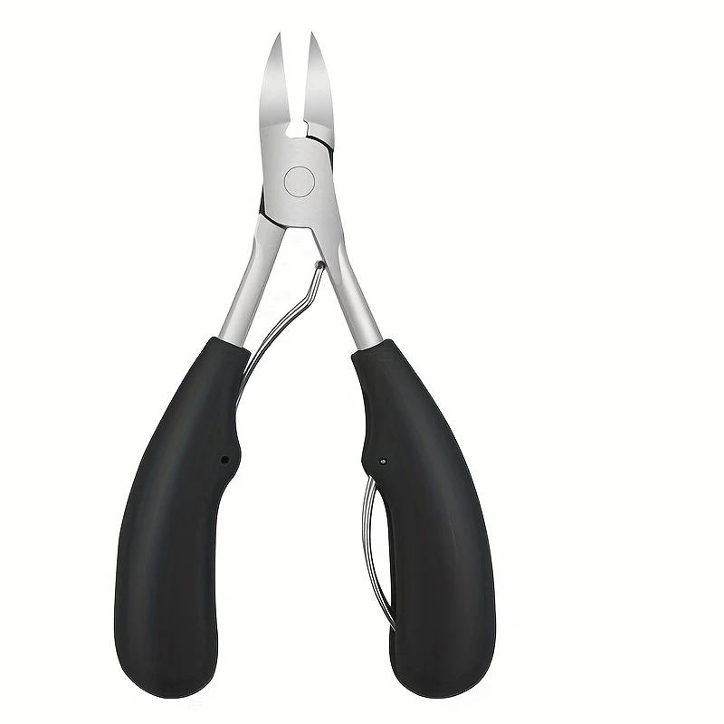 4Pcs Heavy-Duty Manual Foot And Hand Care Tools- Stainless Steel Nail Care Tools, Nail Clippers, Nail File, Nail Buffer