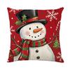 Christmas pillow cover digital printing cushion Christmas theme sofa pillow