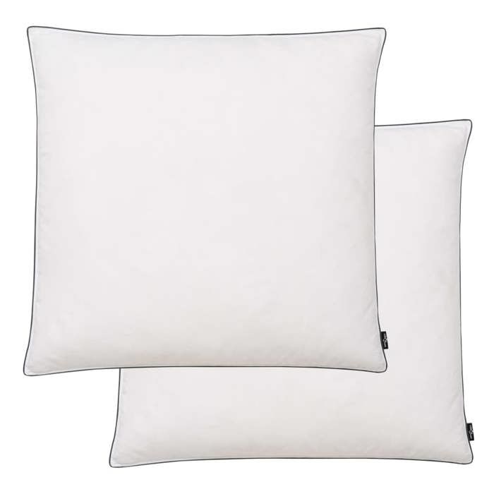 Oreiller - vidaXL - 80 x 80 cm - Duvet et plumes de canard - 2 pcs - Moelleux - Blanc
