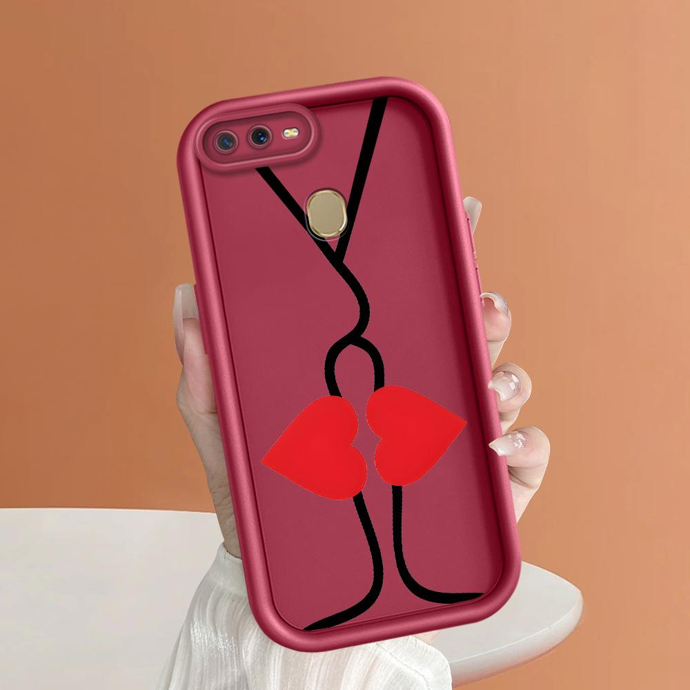 Weiche Silikon-Quadratleitern-Cartoon-Muster Vollständiger Kameraschutz Stoßfeste Hülle für OPPO Reno Realme OnePlus