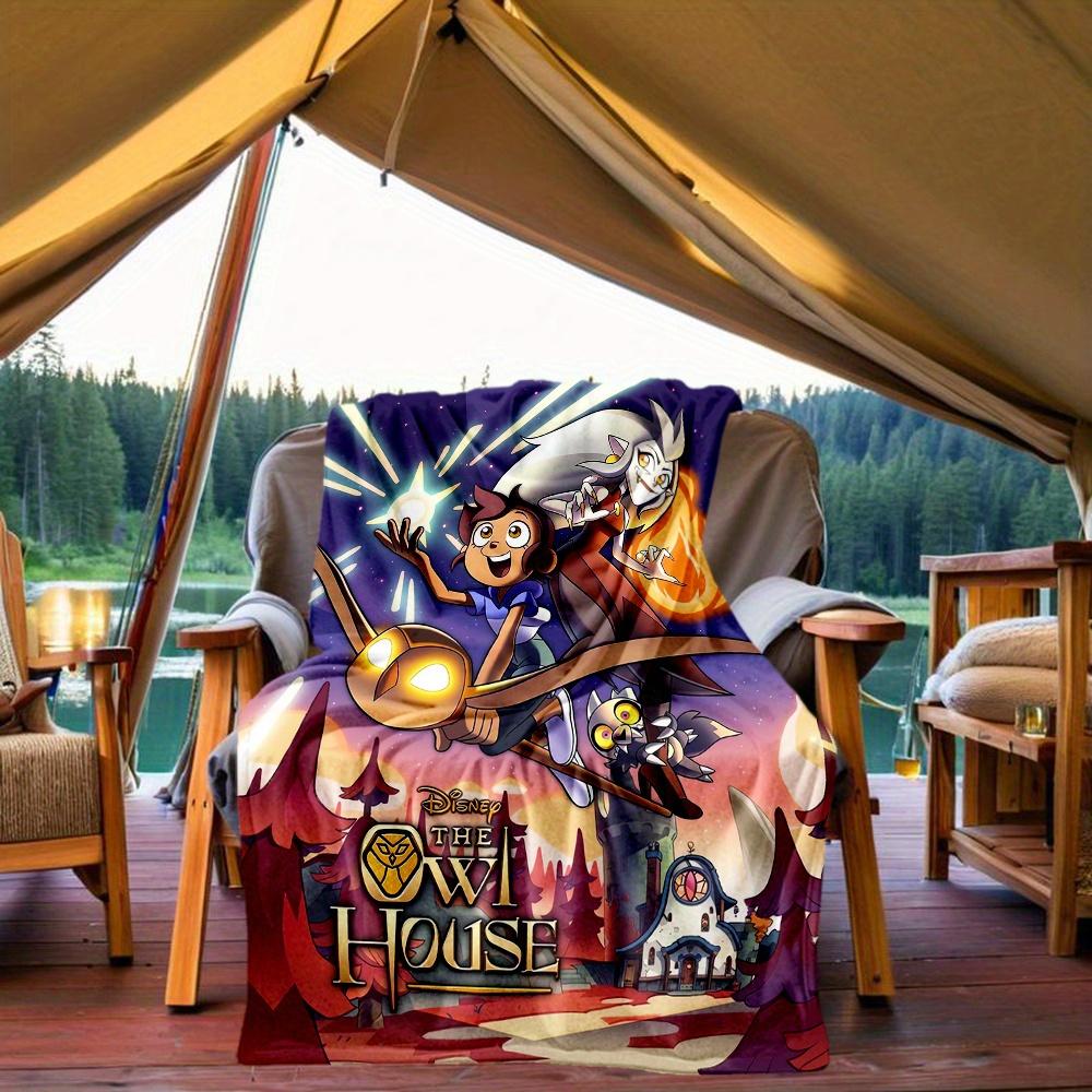 1pc, The Owl House Blanket Seasonal Gift for Friends, Soft Throw Blanket, Outdoor Blankets, Living Room, Travel