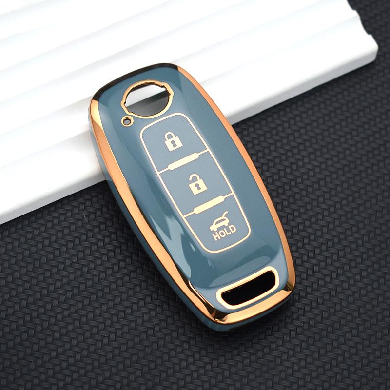 3 4 Buttons Tpu Remote Key Case Cover Shell Fob Holder Keychain For Nissan X-Trail T33 Qashqai J12 Teana Altima Ariya