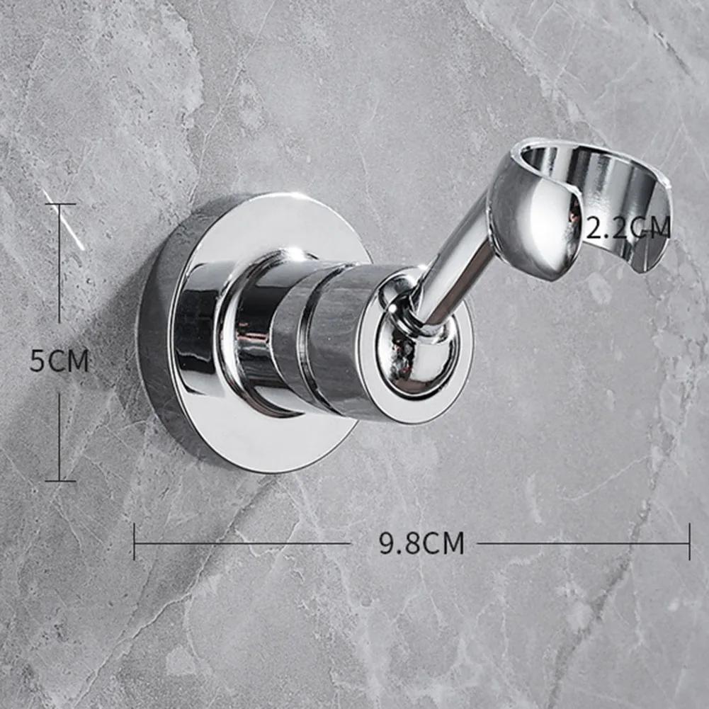 1pcs Shower Head Bracket With Screw Adjustable 360degree Shower Head Holder Bathroom Hand Shower Holder Supplies