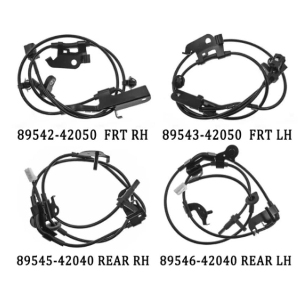 Wheel Speed ABS Sensor For Toyota RAV4 2006-2014 4WD Rear Front Left Right 89546-42040 89545-42040 89542-42050 89543-42050