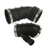 2Pcs Throttle Body Air Intake Boot Hose For BMW E46 323i 13541435627 696-059 Engine Intake Hose Car Accessories Rubber Black