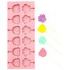 Food Grade Silicone Lollipop Molds Creative Cute Animal Flower Design Candy Mold Suitable for Baking Delicious Food