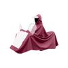 Extended Thickened One Piece Motorcycle Rain Poncho for Electric Scooter Dual Rider Outdoor Riding Waterproof Cover