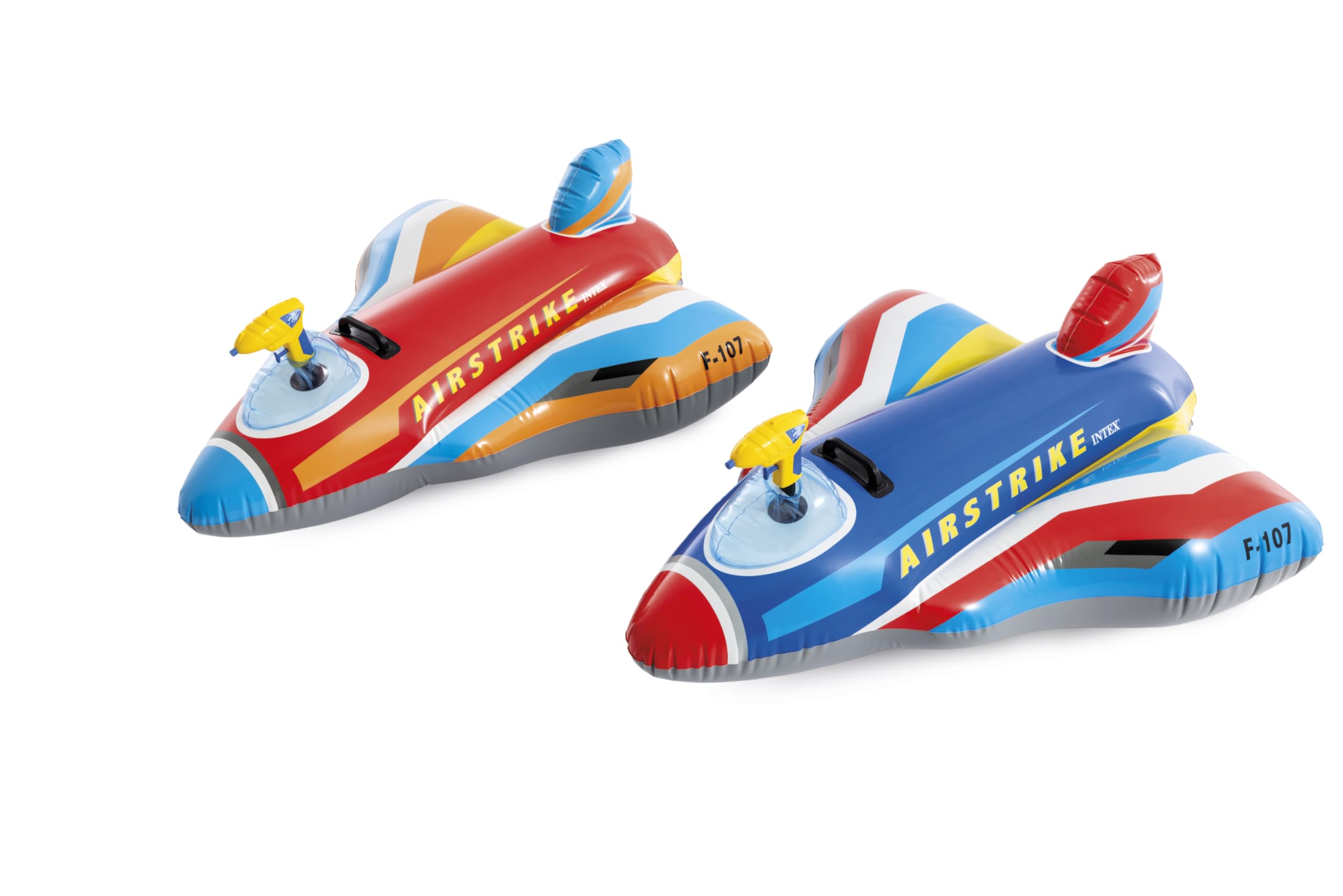 Intex Unisex Kids Jet Fighter Inflatable Float 57531 Japanese Cannot Be Ride-On [Genuine Product] [Color/Pattern Specified]
