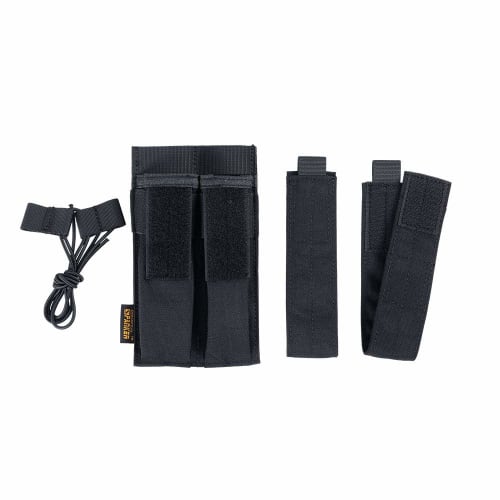 EXCELLENT ELITE SPANKER Nylon Magazine Pouch, Tactical Gear, Military Magazine Pouch, Double-Ring Triple Magazine Pouch, Fits MP7 KRISS Series Magazin
