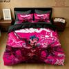Jinx Pattern Bedding Quilt Set Quilt Cover Pillowcase Home Birthday Gift(1 * duvet cover + 2 * pillowcase, without core)