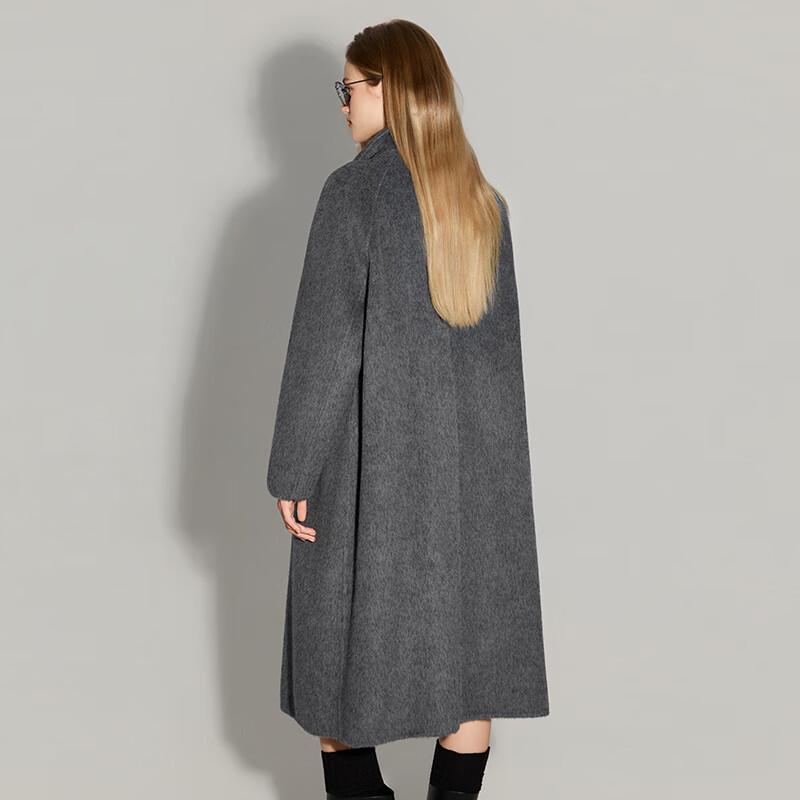 Women's Yak Cashmere Wool Blend Double-Faced Coat