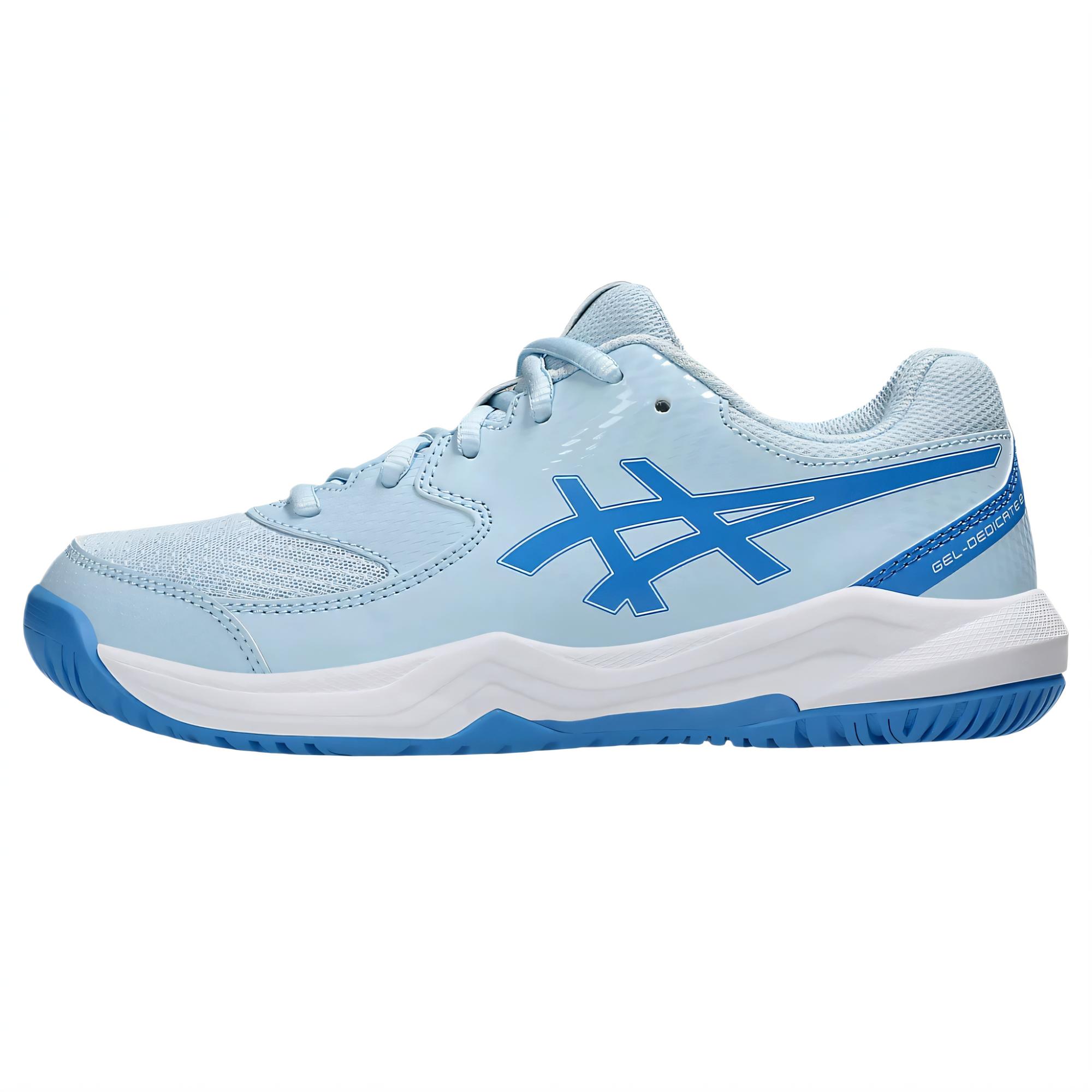 

Asics Кроссовки детские Gel Dedicate 8 GS Light Blue Blue-Coast 1044A077-402 37