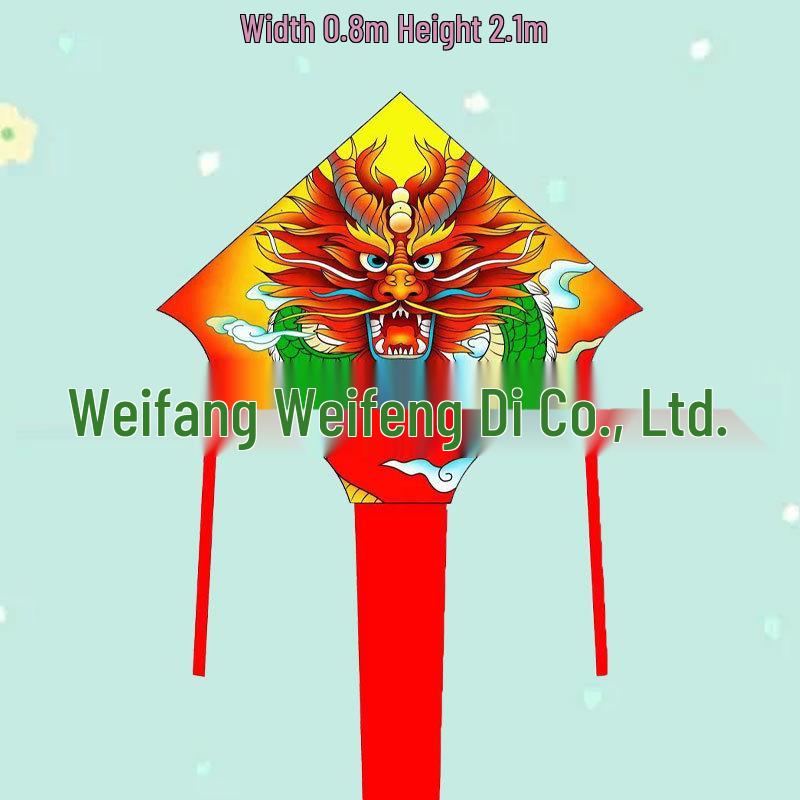 Weifang Pterodactyl Cartoon Kite for Kids - Easy to Fly in Light Breeze, Free Shipping
