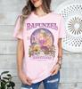 Summer Disney Rapunzel Graphic Tshirt Men Women Fashion Cotton Quality Casual Loose Short Sleeve Classic Unisex