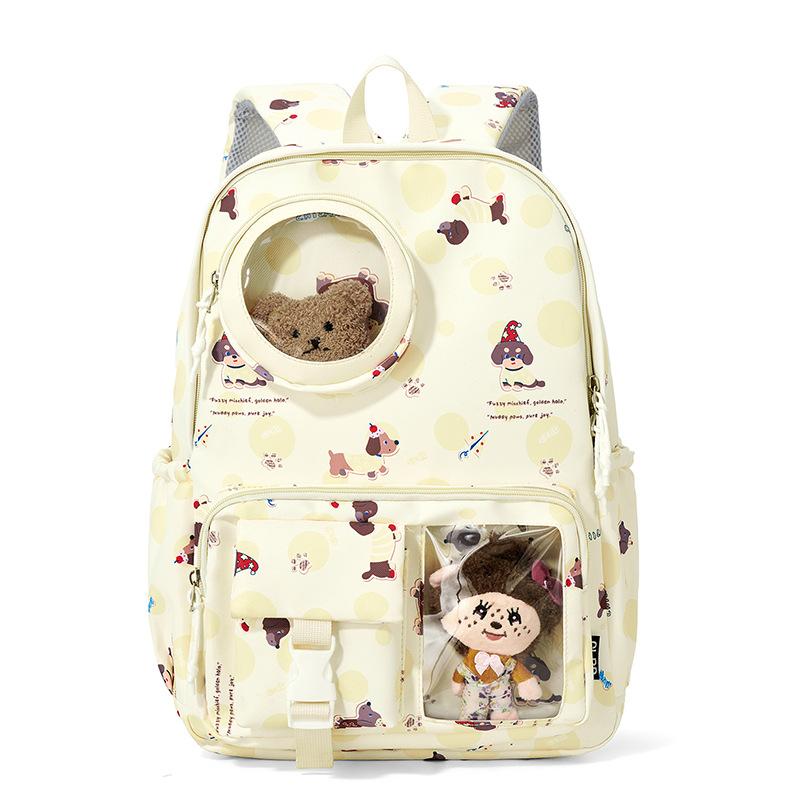 Printed Large Capacity Backpack Travel Cartoon Backpack Student Schoolbag