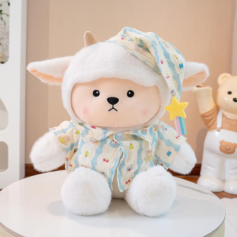 Sheep Plushie Cushion With Soft Filling For Children Playroom And Naptime