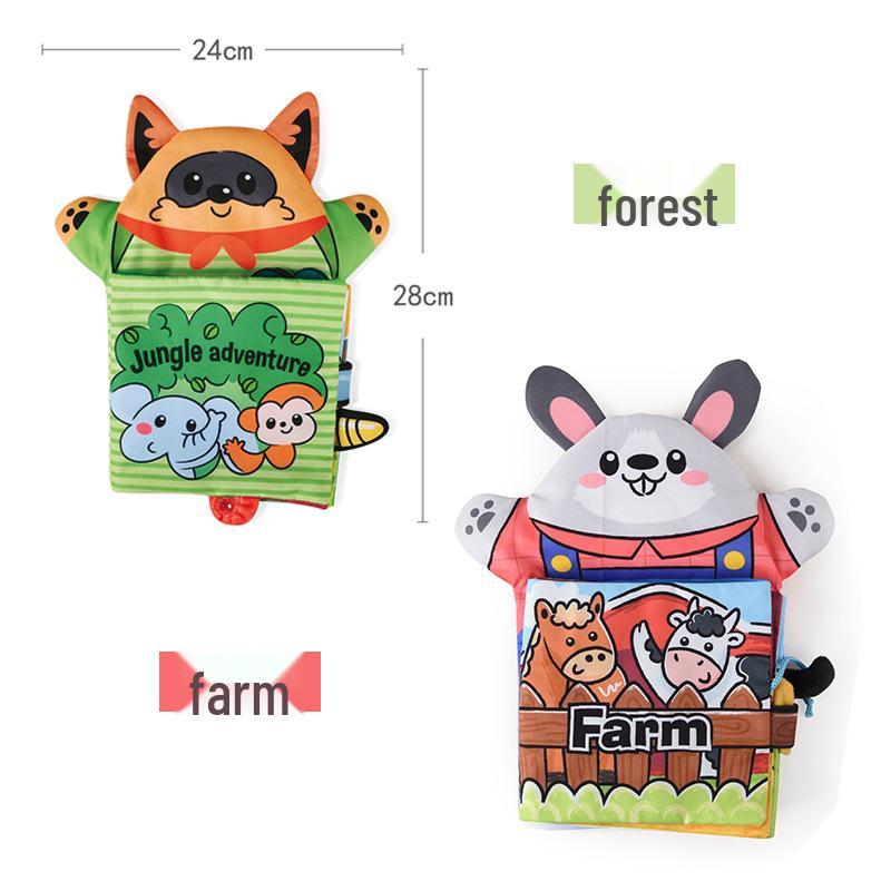 Bite-Resistant Interactive 3D Finger Cloth Book for Early Childhood Learning