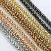 Golden Silvery Metal Bag Chains Adjustable Handbag Handle Chain Durable Shoulder Bag Straps