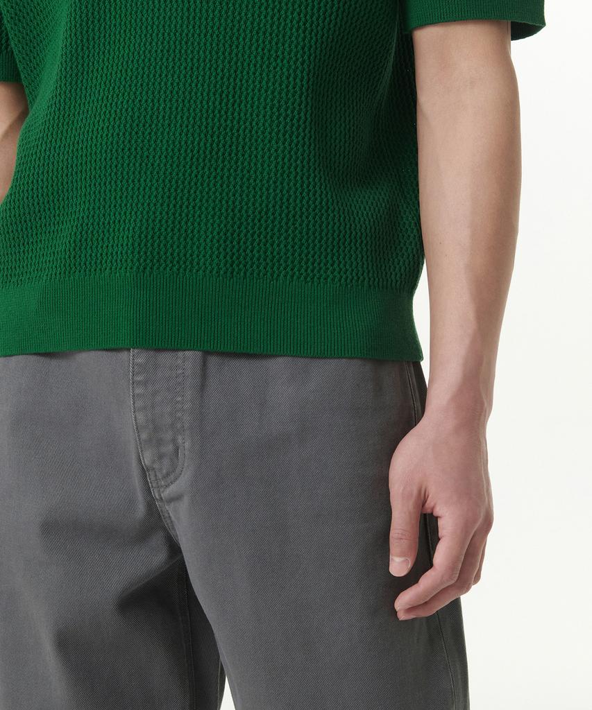 MUSINSA STANDARD Crocheted Knitted Polo Shirt [Irish Green]
