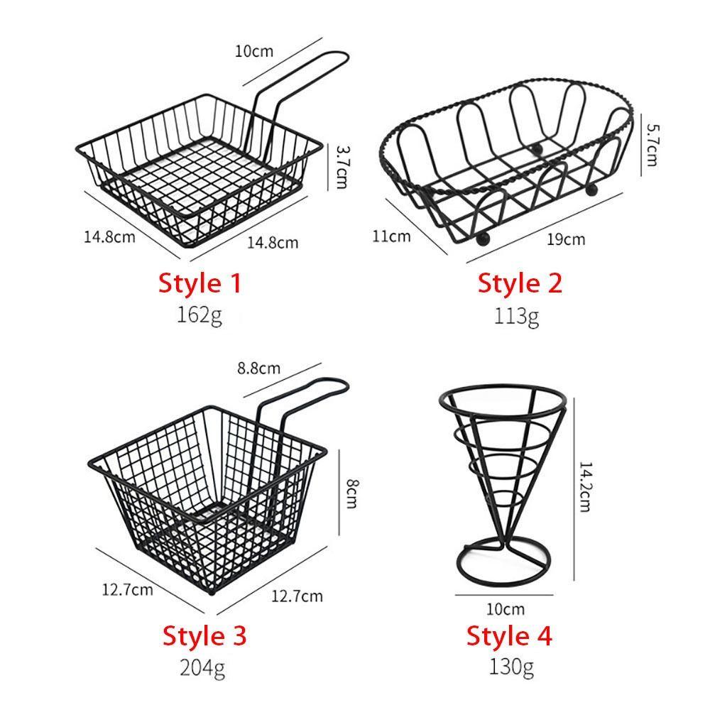 1 buc. Recipient de depozitare a alimentelor Coș pentru friteuze Home BBQ Instrument de bucătărie Suport pentru cartofi prăjiți Tavă de prăjit