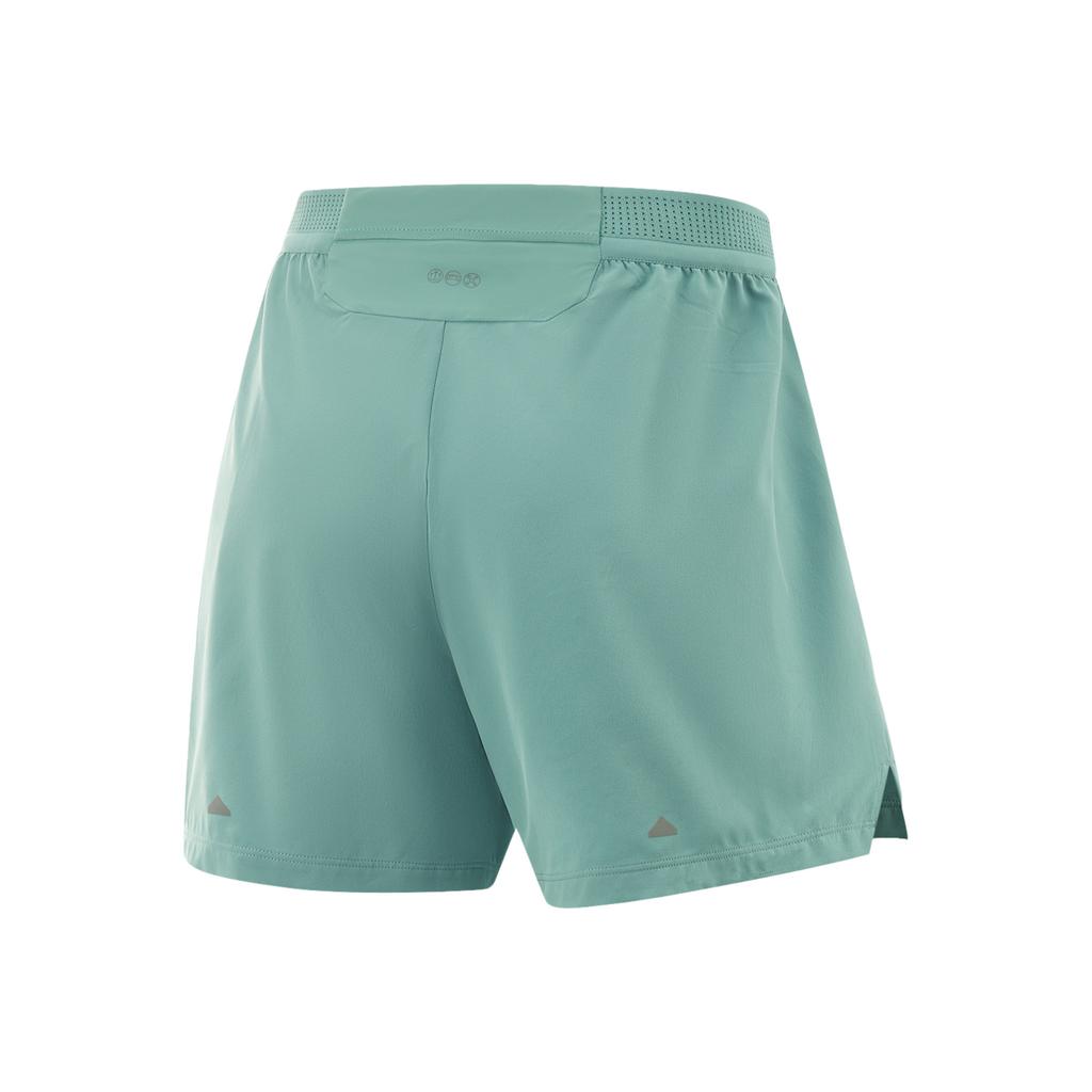 Li Ning Running Series Comfortable Casual Simple Versatile Lace-Up Sports Shorts Men Shorts Misty-Green AKSV097-7