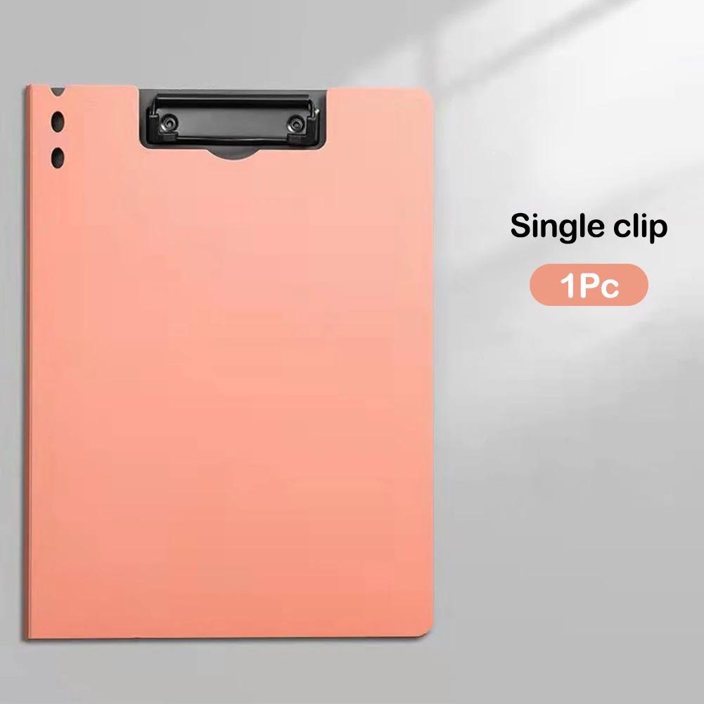 A4 Document Folder Office Stationery Student Test Paper Organizer Lecture Notes Clip File Folder Speech Script Storage