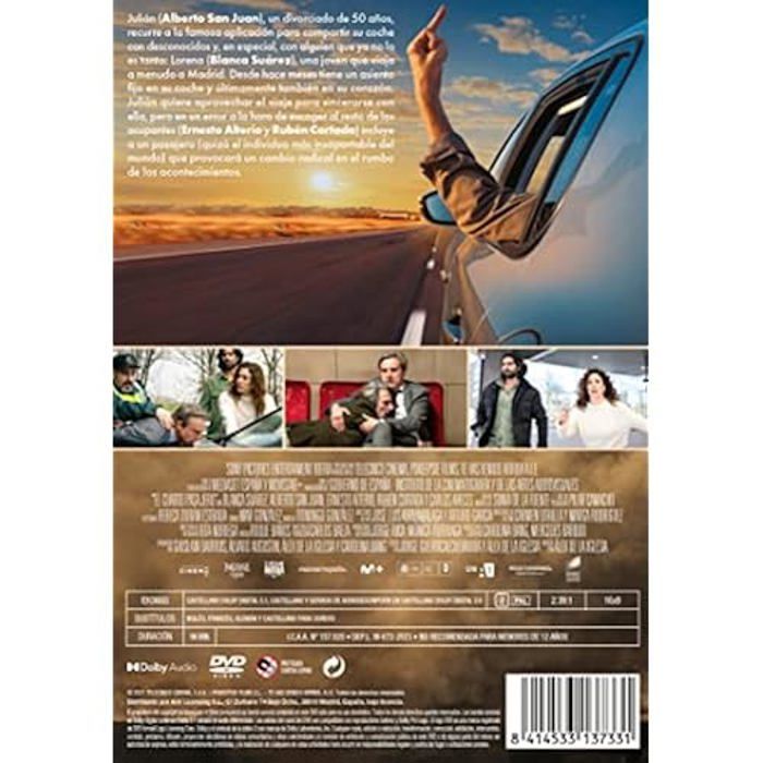 Dvd - sony - el cuarto pasajero - film de comédie - langue espagnole - format standard