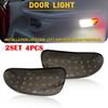 4X Luz LED de Cortesia da Porta Interior Ajuste 1997-03 Ford F-150 97-99 F-250 Fumê EA