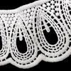 1 Pair Neckline Decorative Soft Comfortable 3D Openwork Embroidered Lace DIY Milk Fiber Fake Collar Lace for Home