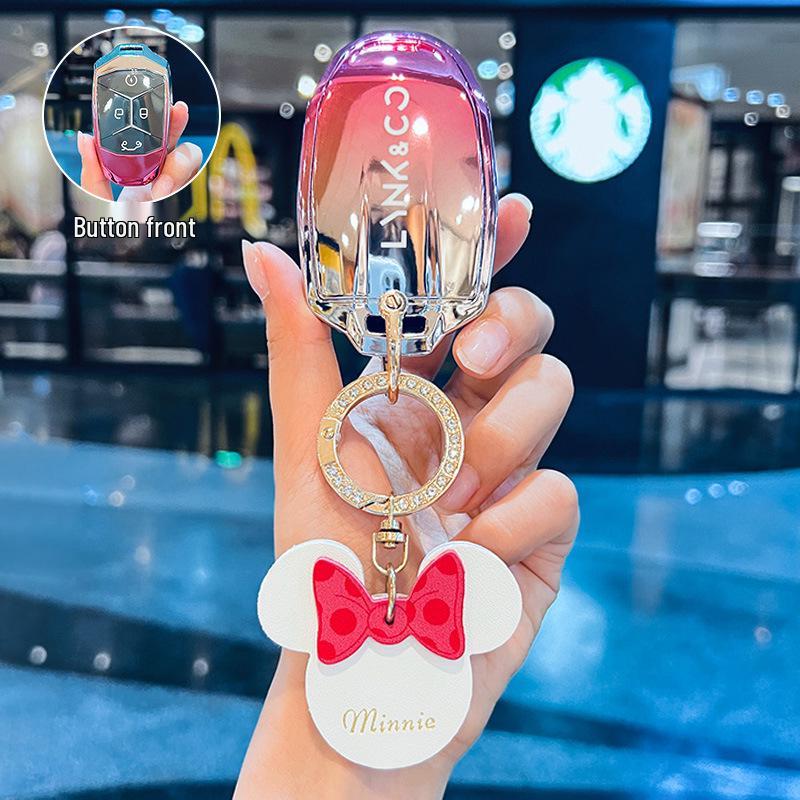 Lynk & Co Key Case: Fits 01, 03, 05, 06 Models - Men's & Women's EMP Buckle Shell Bag