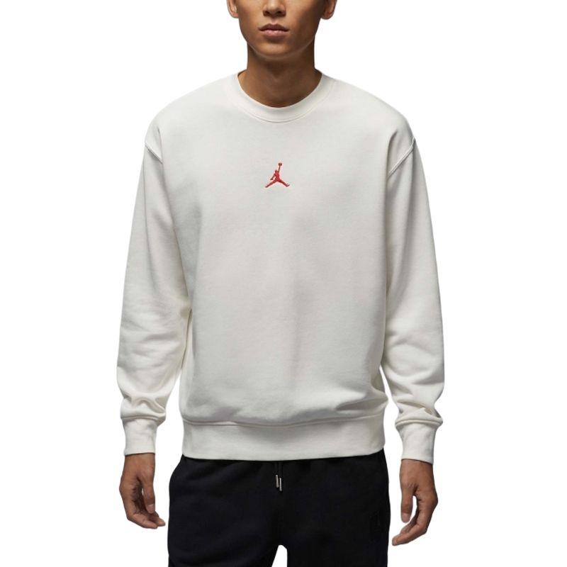 

Jordan As M J FLC Crew Neck Comfortable Soft Long Sleeve Sweatshirt Men sweatshirt White IB5605133 M