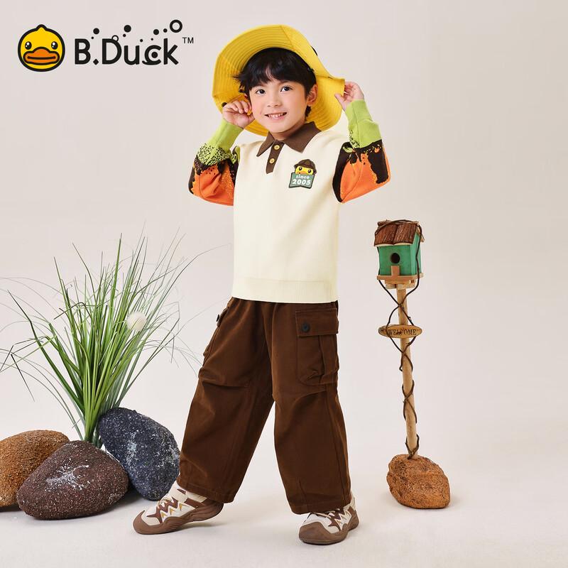 B.Duck Boys' Polo Collar Knit Sweater