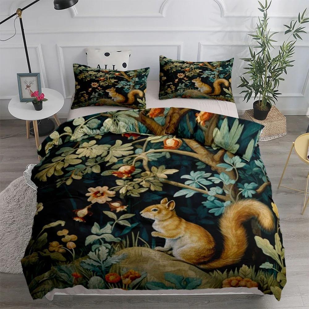 Antique Aubusson Duvet Cover Set King Queen Double Full Twin Single Size Bed Linen Set