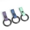 PU Leather Key Rings Zinc Alloy Ring Super Lightweight Cowhide Keychain Multi-purpose Man Car Keychain Outdoor Tool