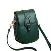 Borsa verticale per cellulare a doppio strato Borsa diagonale a spalla casual da donna