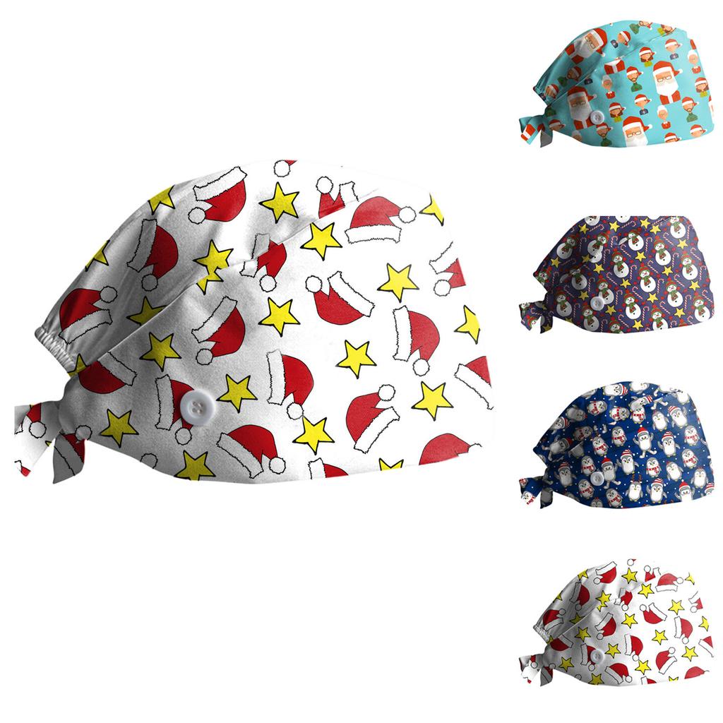 4 Pieces Bouffant Caps With Button And Sweatband Nigeria | Ubuy - View #7