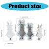 24TE Handicrafts Making Baking Molds Silicone DIY 3D Ornament Molds Castings Handmade Decorations Gift Clay Soap Craft Molds