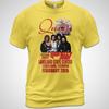 Camiseta de Algodón Miembros de Queen Freddie Mercury Brian May Roger Taylor John Deacon Camiseta Unisex