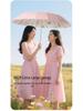 32-Bone Folding Dual-Use Women's Umbrella - Sun & Rain Protection, Anti-UV, Enlarged, Reinforced, Thickened Sunshade