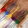 Mini DIY Chinese Knot Pendant: Handmade Jade Thread Beaded Mobile Ornament