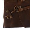 Leather Journal-Handmade Deckle Edge Paper, leather vintage handmade key journal