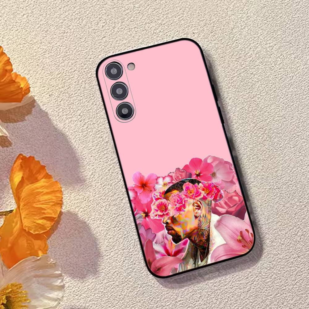 R&B Sänger C-Chris Brown Handyhülle für Samsung Galaxy A73,A72,A71,A70,A53,A52,A51,Andere Weiche Schwarze Hülle