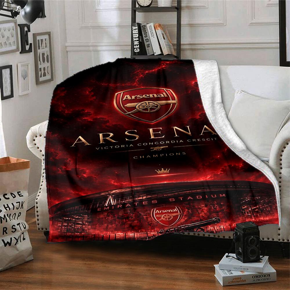 Arsenal Blanket Soft & Cozy Perfect for Office Sofa Office Chair for All Seasons Digital Print Ideal Gift For Birthday Valentine'S Day