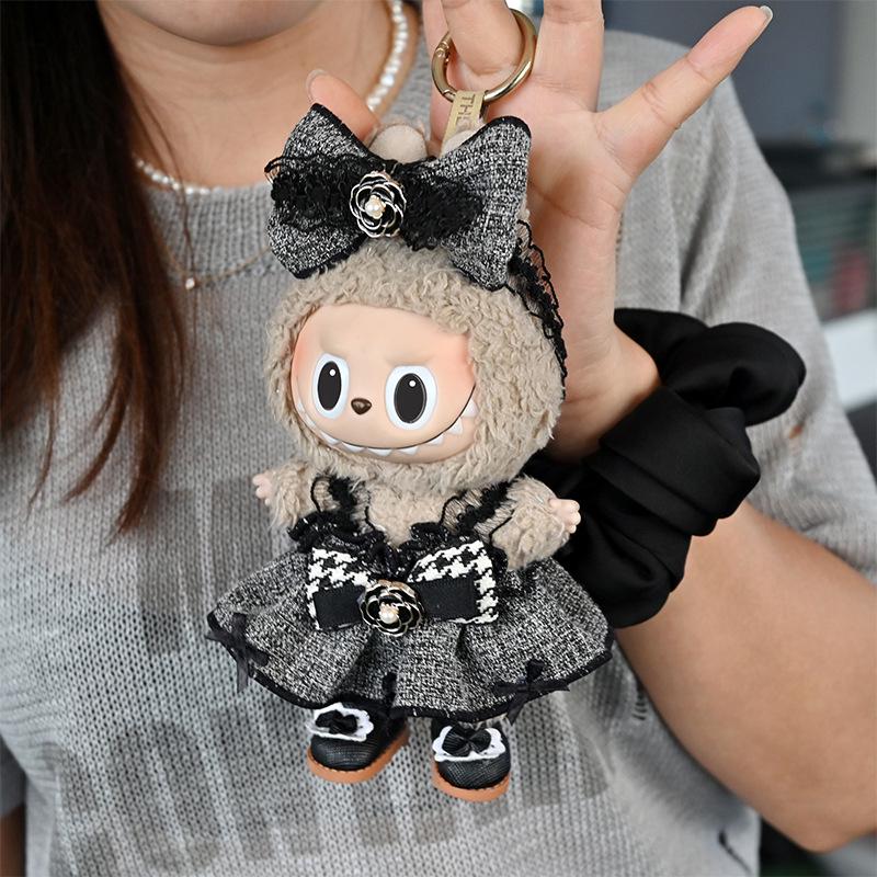 Labubu 17CM Doll Clothes Set: High-Quality Decorative Blind Box Pendant Outfit