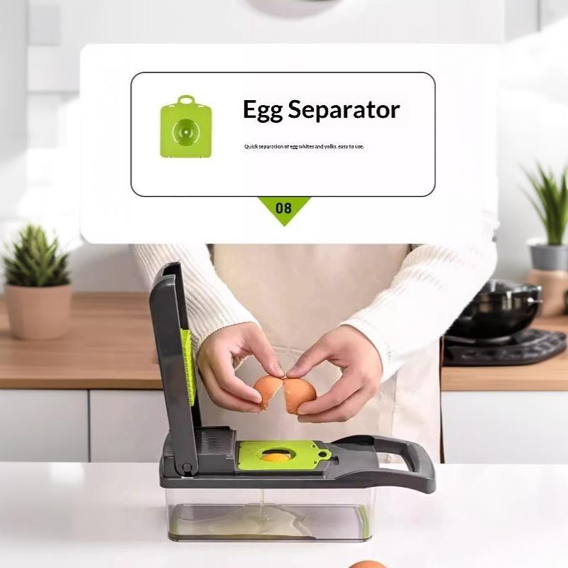 11/14/16 Pcs Multifunctional Vegetable Chopper Slicer Dicer With Interchangeable Blades For Home Kitchen Daily Cooking Meal Prep