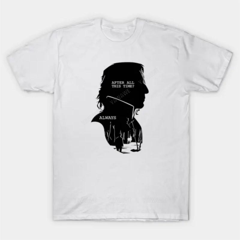 

New arrived tshirt for man graphic t shirts Snape Always T Shirt Adult teeshirt Oversized Classic short sleeve men tshirt S