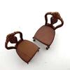 Vintage Styles Miniature Wood Chair Model Figurine 1/12 Scale For Dollhouses Furniture And Creative Gift Supply