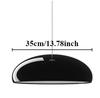 JOYINLED 35CM Modern LED Pendant Lights Black White Round Aluminum Lampshade Nordic Chandelier Dining Table Lights Room Decor