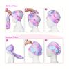 1pc Children's Printed Microfiber Dry Towel, Quick Drying Soft Towel with Button Tie, Wet Hair Wrap Salon Towel Set for Girls