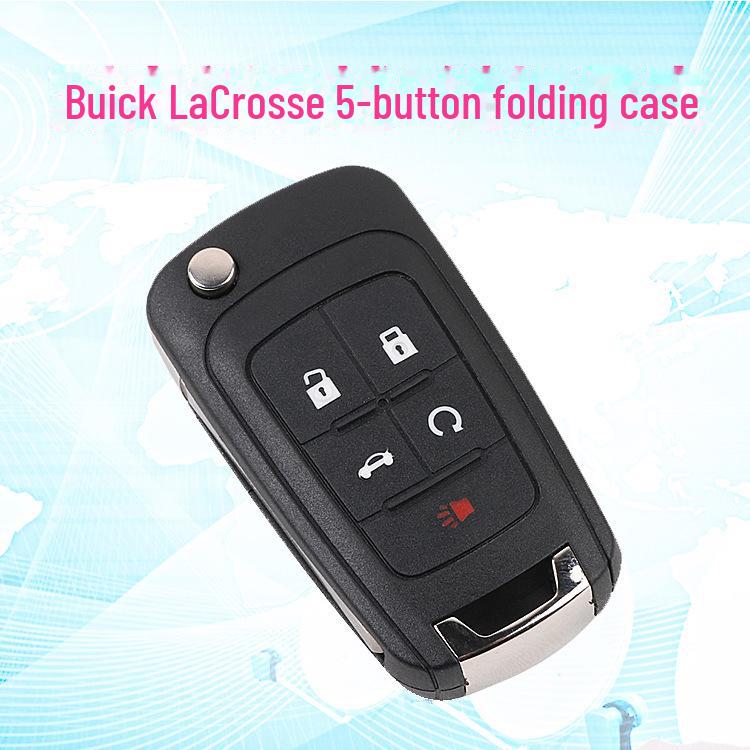 Fits Buick Excelle, Regal, LaCrosse, Chevrolet Cruze, and Malibu Folding Key Shells